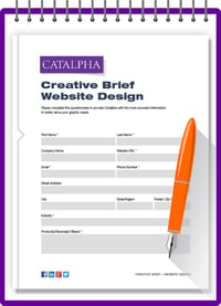 Catalpha creative brief - websit -design